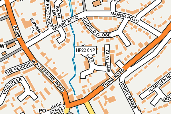HP22 6NP map - OS OpenMap – Local (Ordnance Survey) HP22 6NP map - OS OpenMap – Local (Ordnance Survey)