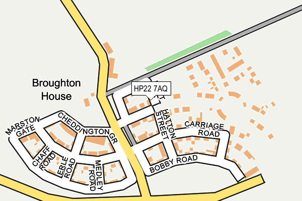 HP22 7AQ map - OS OpenMap – Local (Ordnance Survey) HP22 7AQ map - OS OpenMap – Local (Ordnance Survey)