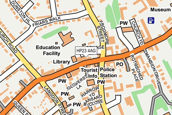 HP23 4AG map - OS OpenMap – Local (Ordnance Survey) HP23 4AG map - OS OpenMap – Local (Ordnance Survey)