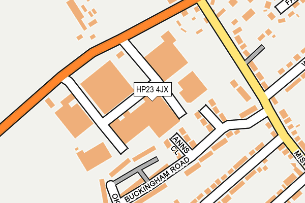 HP23 4JX map - OS OpenMap – Local (Ordnance Survey) HP23 4JX map - OS OpenMap – Local (Ordnance Survey)