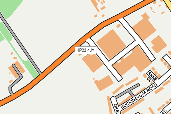 HP23 4JY map - OS OpenMap – Local (Ordnance Survey) HP23 4JY map - OS OpenMap – Local (Ordnance Survey)