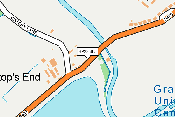 HP23 4LJ map - OS OpenMap – Local (Ordnance Survey) HP23 4LJ map - OS OpenMap – Local (Ordnance Survey)