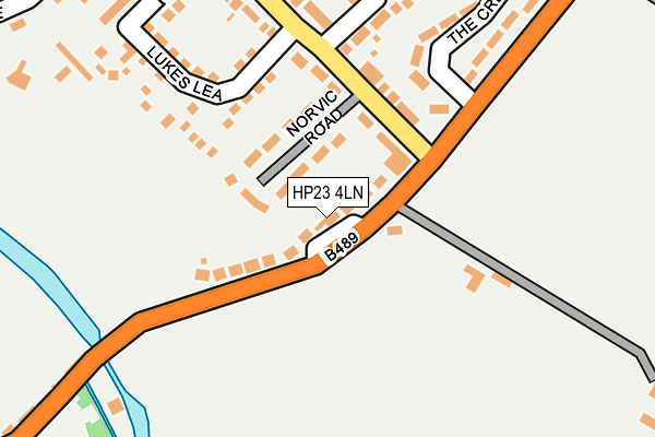 HP23 4LN map - OS OpenMap – Local (Ordnance Survey) HP23 4LN map - OS OpenMap – Local (Ordnance Survey)