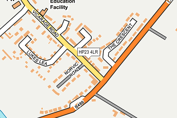 HP23 4LR map - OS OpenMap – Local (Ordnance Survey) HP23 4LR map - OS OpenMap – Local (Ordnance Survey)