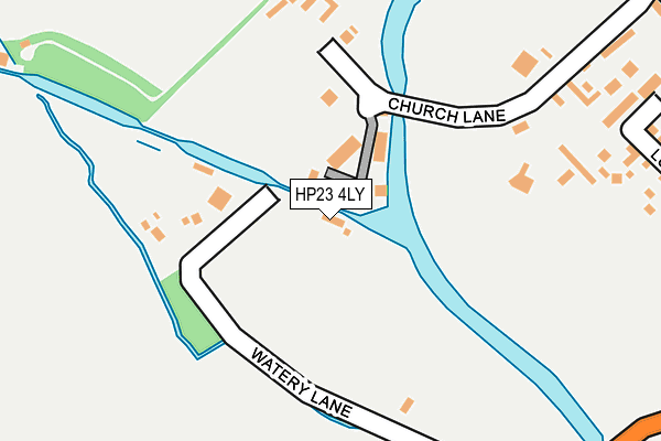 HP23 4LY map - OS OpenMap – Local (Ordnance Survey) HP23 4LY map - OS OpenMap – Local (Ordnance Survey)