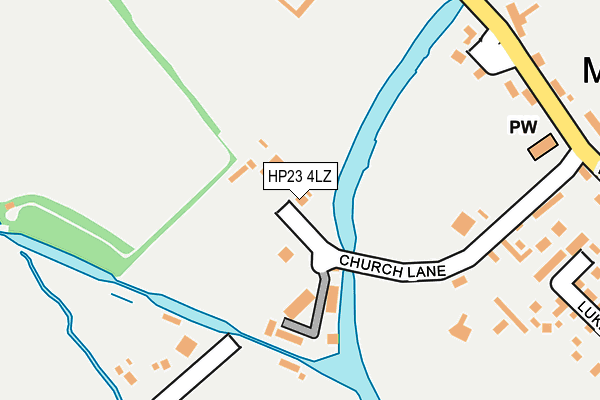 HP23 4LZ map - OS OpenMap – Local (Ordnance Survey) HP23 4LZ map - OS OpenMap – Local (Ordnance Survey)