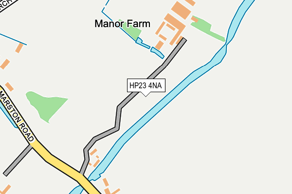 HP23 4NA map - OS OpenMap – Local (Ordnance Survey) HP23 4NA map - OS OpenMap – Local (Ordnance Survey)