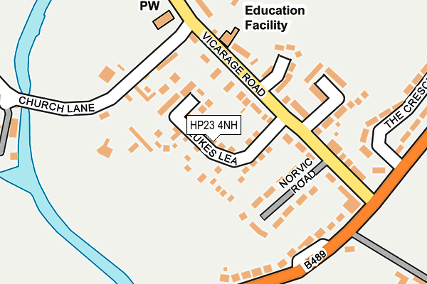 HP23 4NH map - OS OpenMap – Local (Ordnance Survey) HP23 4NH map - OS OpenMap – Local (Ordnance Survey)