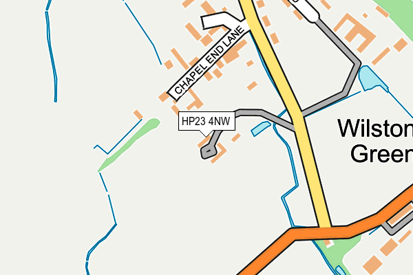 HP23 4NW map - OS OpenMap – Local (Ordnance Survey) HP23 4NW map - OS OpenMap – Local (Ordnance Survey)