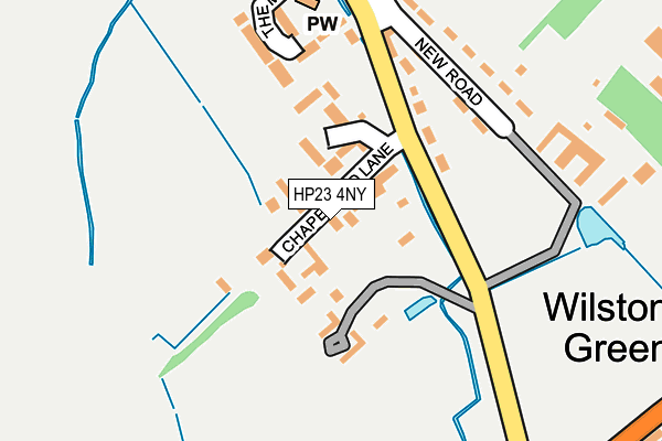 HP23 4NY map - OS OpenMap – Local (Ordnance Survey) HP23 4NY map - OS OpenMap – Local (Ordnance Survey)