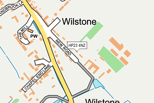 HP23 4NZ map - OS OpenMap – Local (Ordnance Survey) HP23 4NZ map - OS OpenMap – Local (Ordnance Survey)