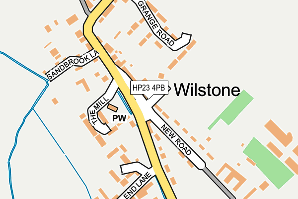 HP23 4PB map - OS OpenMap – Local (Ordnance Survey) HP23 4PB map - OS OpenMap – Local (Ordnance Survey)