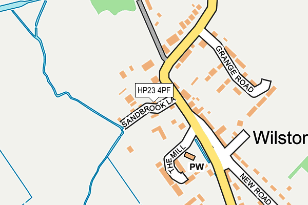 HP23 4PF map - OS OpenMap – Local (Ordnance Survey) HP23 4PF map - OS OpenMap – Local (Ordnance Survey)