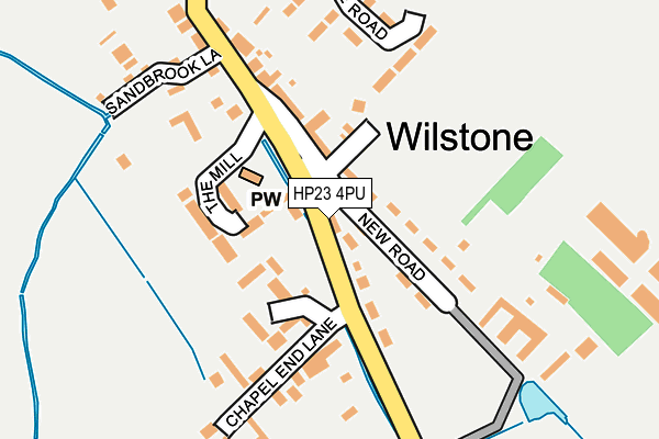 HP23 4PU map - OS OpenMap – Local (Ordnance Survey) HP23 4PU map - OS OpenMap – Local (Ordnance Survey)