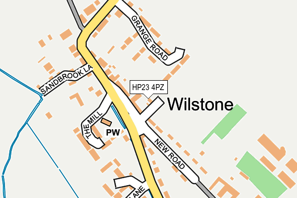 HP23 4PZ map - OS OpenMap – Local (Ordnance Survey)