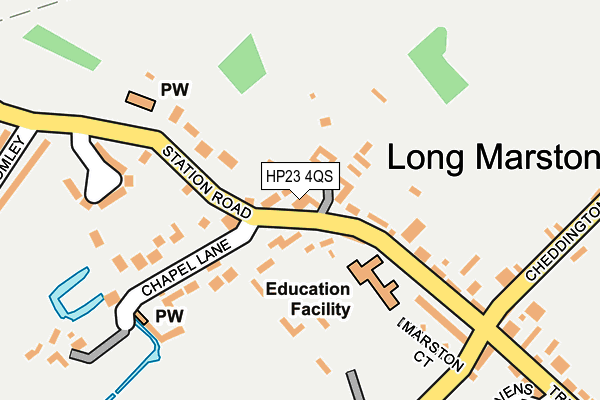 HP23 4QS map - OS OpenMap – Local (Ordnance Survey) HP23 4QS map - OS OpenMap – Local (Ordnance Survey)