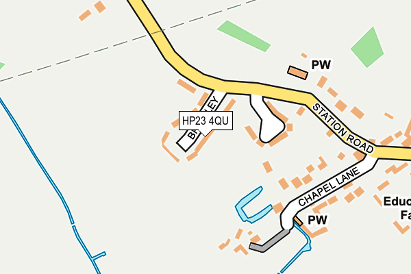 HP23 4QU map - OS OpenMap – Local (Ordnance Survey) HP23 4QU map - OS OpenMap – Local (Ordnance Survey)