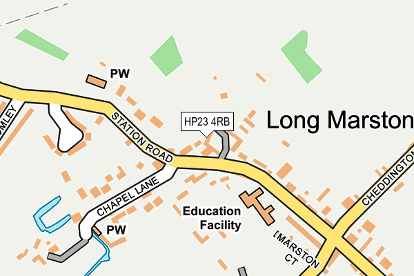 HP23 4RB map - OS OpenMap – Local (Ordnance Survey) HP23 4RB map - OS OpenMap – Local (Ordnance Survey)