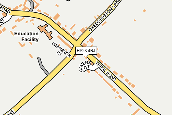 HP23 4RJ map - OS OpenMap – Local (Ordnance Survey) HP23 4RJ map - OS OpenMap – Local (Ordnance Survey)