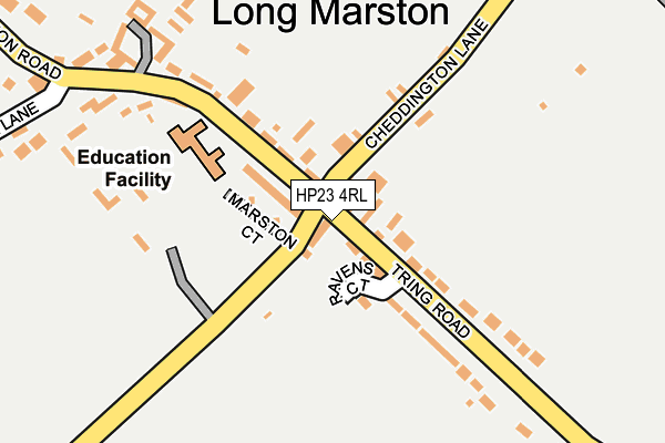 HP23 4RL map - OS OpenMap – Local (Ordnance Survey) HP23 4RL map - OS OpenMap – Local (Ordnance Survey)