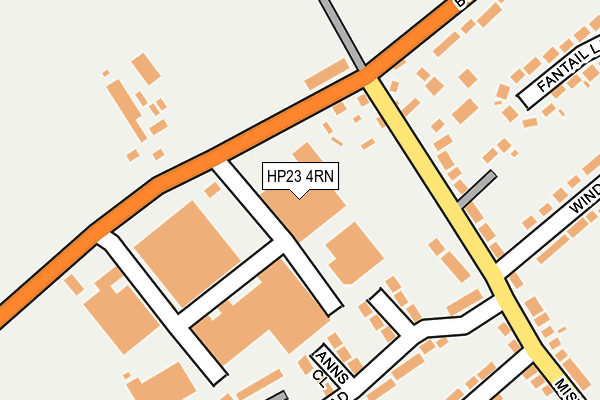 HP23 4RN map - OS OpenMap – Local (Ordnance Survey) HP23 4RN map - OS OpenMap – Local (Ordnance Survey)