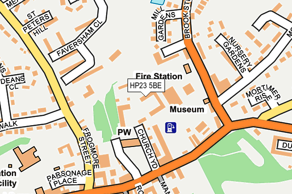 HP23 5BE map - OS OpenMap – Local (Ordnance Survey) HP23 5BE map - OS OpenMap – Local (Ordnance Survey)