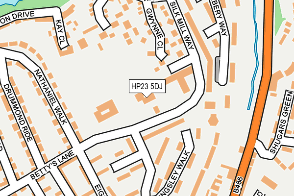 HP23 5DJ map - OS OpenMap – Local (Ordnance Survey) HP23 5DJ map - OS OpenMap – Local (Ordnance Survey)