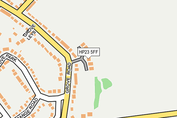 HP23 5FF map - OS OpenMap – Local (Ordnance Survey) HP23 5FF map - OS OpenMap – Local (Ordnance Survey)