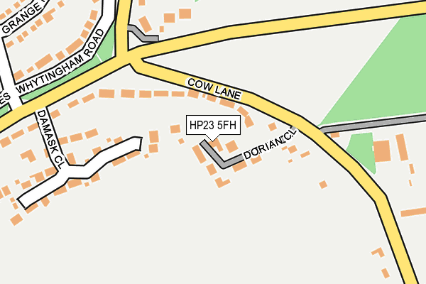 HP23 5FH map - OS OpenMap – Local (Ordnance Survey) HP23 5FH map - OS OpenMap – Local (Ordnance Survey)