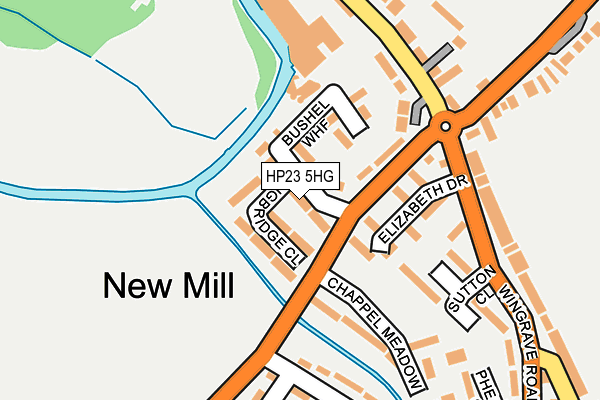 HP23 5HG map - OS OpenMap – Local (Ordnance Survey)