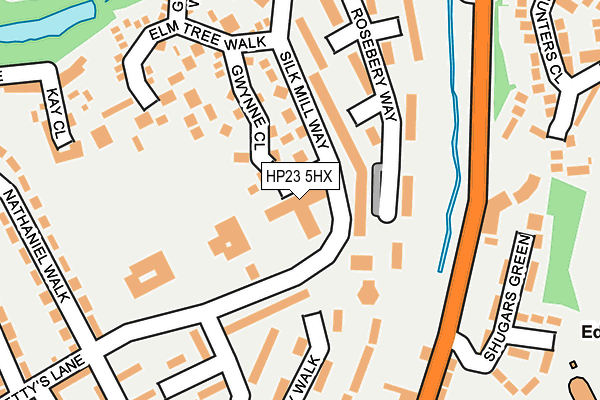 HP23 5HX map - OS OpenMap – Local (Ordnance Survey) HP23 5HX map - OS OpenMap – Local (Ordnance Survey)