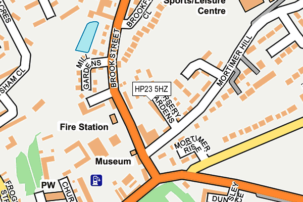 HP23 5HZ map - OS OpenMap – Local (Ordnance Survey) HP23 5HZ map - OS OpenMap – Local (Ordnance Survey)