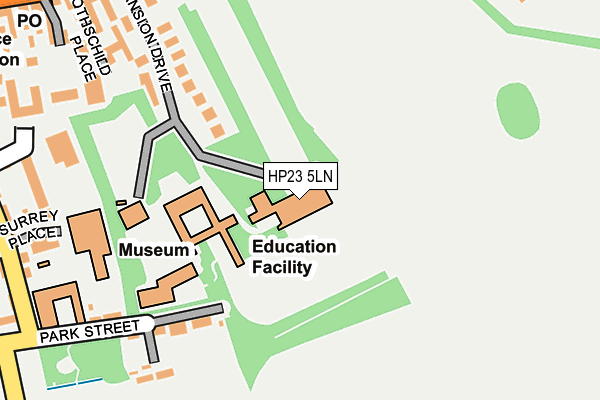 HP23 5LN map - OS OpenMap – Local (Ordnance Survey) HP23 5LN map - OS OpenMap – Local (Ordnance Survey)