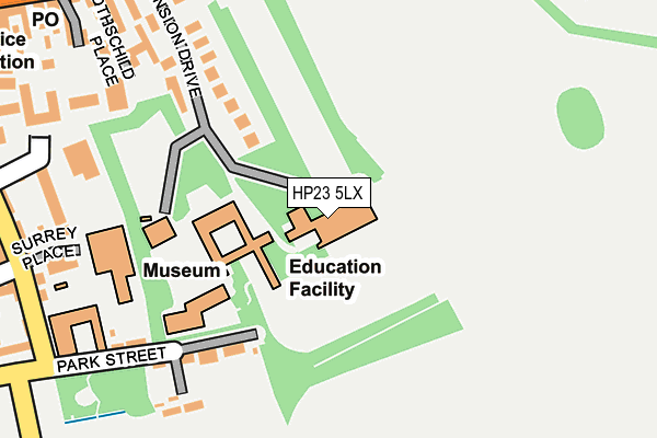HP23 5LX map - OS OpenMap – Local (Ordnance Survey) HP23 5LX map - OS OpenMap – Local (Ordnance Survey)