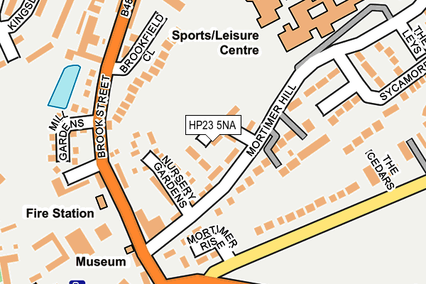 HP23 5NA map - OS OpenMap – Local (Ordnance Survey) HP23 5NA map - OS OpenMap – Local (Ordnance Survey)