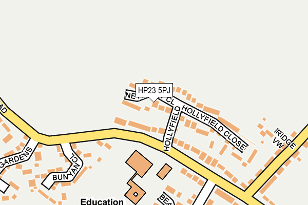 HP23 5PJ map - OS OpenMap – Local (Ordnance Survey)