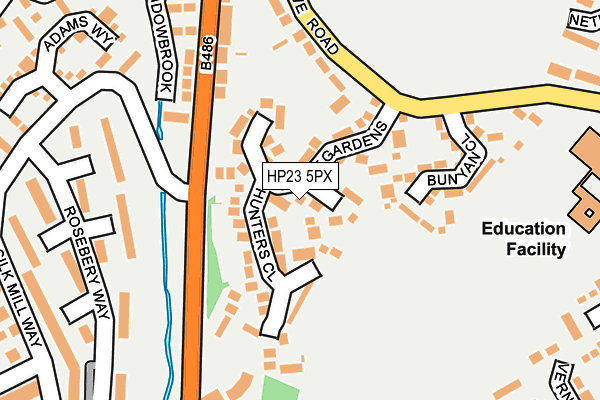 HP23 5PX map - OS OpenMap – Local (Ordnance Survey)