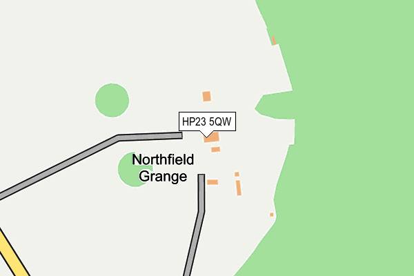 HP23 5QW map - OS OpenMap – Local (Ordnance Survey) HP23 5QW map - OS OpenMap – Local (Ordnance Survey)