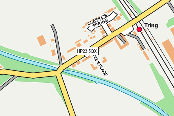 HP23 5QX map - OS OpenMap – Local (Ordnance Survey) HP23 5QX map - OS OpenMap – Local (Ordnance Survey)