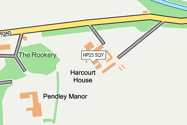 HP23 5QY map - OS OpenMap – Local (Ordnance Survey) HP23 5QY map - OS OpenMap – Local (Ordnance Survey)