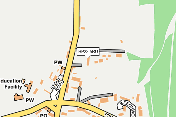 HP23 5RU map - OS OpenMap – Local (Ordnance Survey) HP23 5RU map - OS OpenMap – Local (Ordnance Survey)