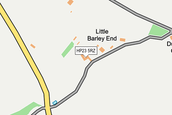 HP23 5RZ map - OS OpenMap – Local (Ordnance Survey) HP23 5RZ map - OS OpenMap – Local (Ordnance Survey)