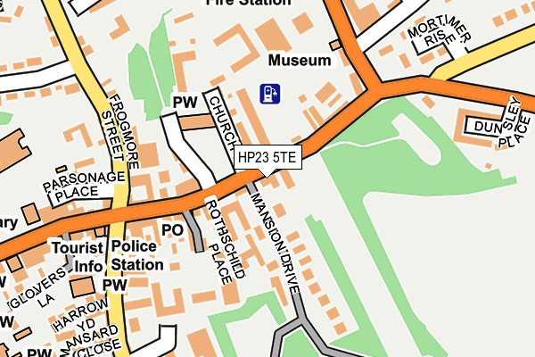 HP23 5TE map - OS OpenMap – Local (Ordnance Survey) HP23 5TE map - OS OpenMap – Local (Ordnance Survey)