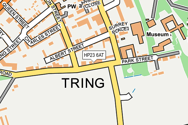 HP23 6AT map - OS OpenMap – Local (Ordnance Survey) HP23 6AT map - OS OpenMap – Local (Ordnance Survey)