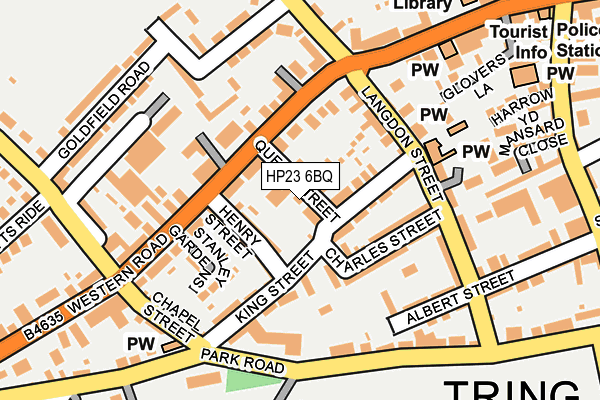 HP23 6BQ map - OS OpenMap – Local (Ordnance Survey) HP23 6BQ map - OS OpenMap – Local (Ordnance Survey)