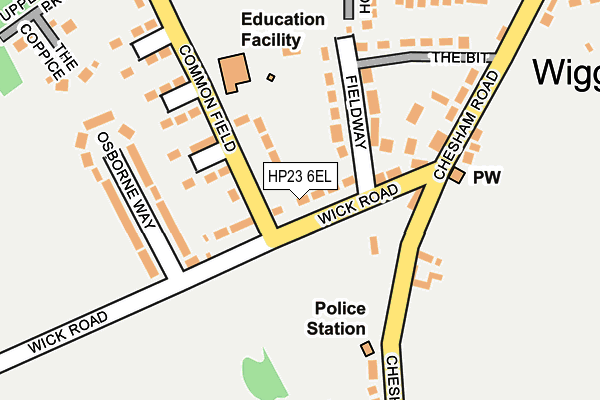 HP23 6EL map - OS OpenMap – Local (Ordnance Survey)