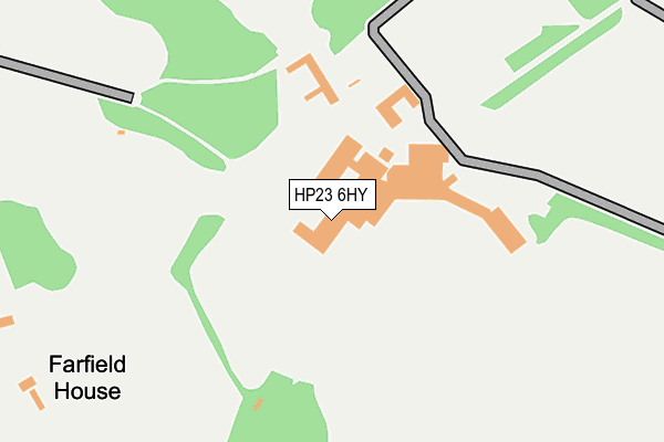 HP23 6HY map - OS OpenMap – Local (Ordnance Survey) HP23 6HY map - OS OpenMap – Local (Ordnance Survey)