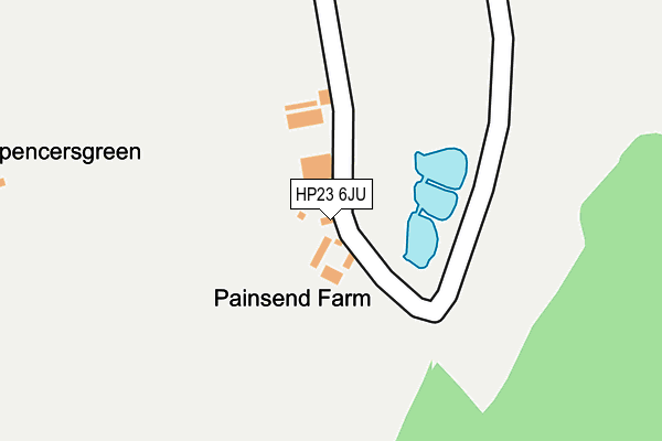 HP23 6JU map - OS OpenMap – Local (Ordnance Survey) HP23 6JU map - OS OpenMap – Local (Ordnance Survey)