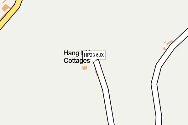 HP23 6JX map - OS OpenMap – Local (Ordnance Survey) HP23 6JX map - OS OpenMap – Local (Ordnance Survey)