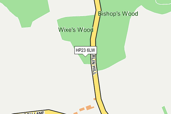 HP23 6LW map - OS OpenMap – Local (Ordnance Survey) HP23 6LW map - OS OpenMap – Local (Ordnance Survey)